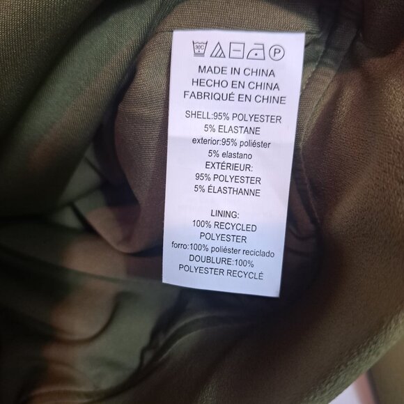 MICHAEL KORS Bomber Jacket Womens Size S Green Long Sleeve Lightweight NWT $135 - Picture 8 of 8
